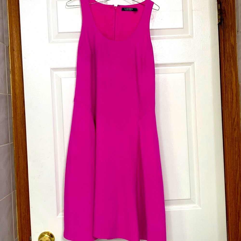 Ralph Lauren dark pink dress size 6p